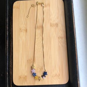 Madewell Acetate Star Beads Necklace